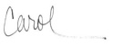Carol signature
